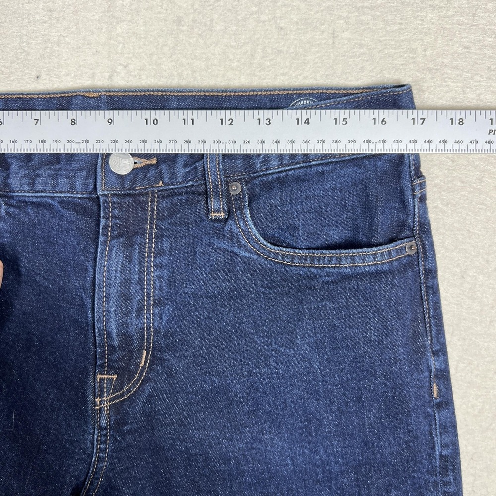 Outerknown S.E.A. Local Straight Jeans Mens 33x34‎ Blue Organic Stretch Denim - Picture 6 of 10